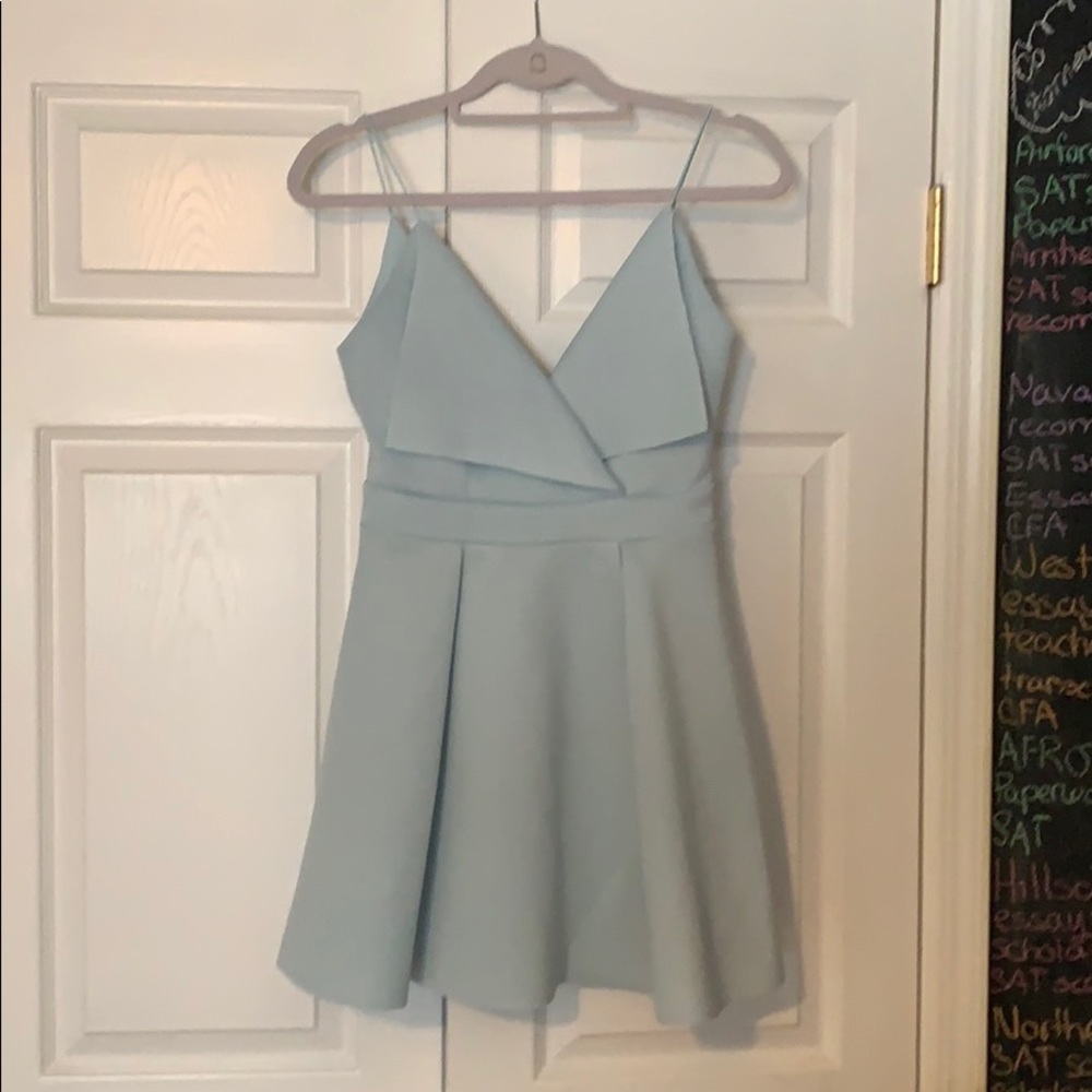 Light blue party dress